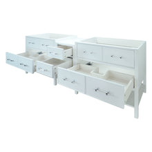 Load image into Gallery viewer, 74" White Gemma Vanity Base Only