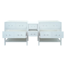 Load image into Gallery viewer, 62" White Gemma Vanity Base Only