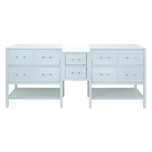 Load image into Gallery viewer, 62" White Gemma Vanity Base Only