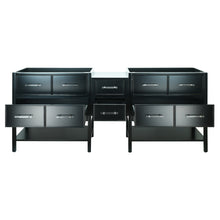 Load image into Gallery viewer, 86" Black Gemma Vanity Base Only