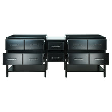 Load image into Gallery viewer, 86" Black Gemma Vanity Base Only