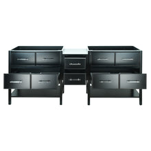 Load image into Gallery viewer, 86" Black Gemma Vanity Base Only