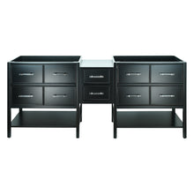 Load image into Gallery viewer, 86" Black Gemma Vanity Base Only