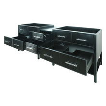 Load image into Gallery viewer, 86" Black Gemma Vanity Base Only