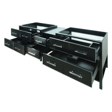Load image into Gallery viewer, 86" Black Gemma Vanity Base Only