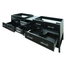 Load image into Gallery viewer, 86" Black Gemma Vanity Base Only