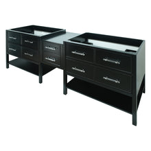 Load image into Gallery viewer, 86" Black Gemma Vanity Base Only