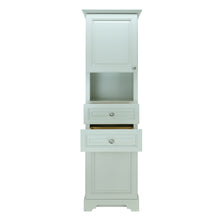 Load image into Gallery viewer, Antique White Damian Linen Cabinet
