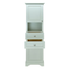 Load image into Gallery viewer, Antique White Damian Linen Cabinet