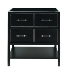 Load image into Gallery viewer, 30&quot; Black Gemma Vanity Base Only