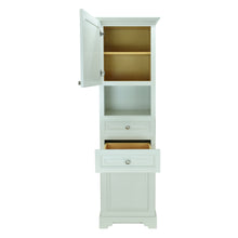 Load image into Gallery viewer, Antique White Damian Linen Cabinet