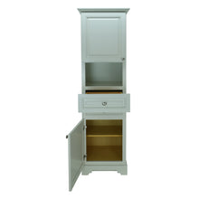 Load image into Gallery viewer, Antique White Damian Linen Cabinet