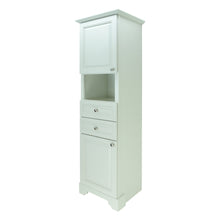 Load image into Gallery viewer, Antique White Damian Linen Cabinet