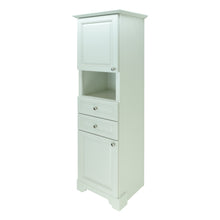 Load image into Gallery viewer, Antique White Damian Linen Cabinet