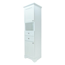 Load image into Gallery viewer, White Damian Linen Cabinet
