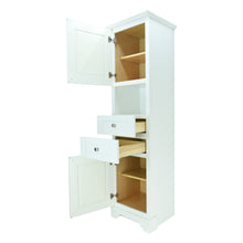 Load image into Gallery viewer, White Damian Linen Cabinet