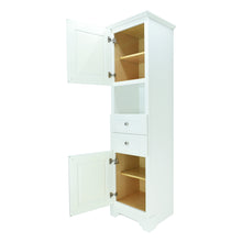 Load image into Gallery viewer, White Damian Linen Cabinet
