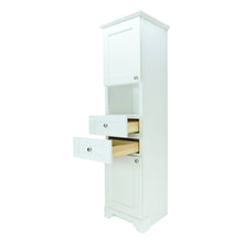 Load image into Gallery viewer, White Damian Linen Cabinet
