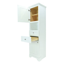 Load image into Gallery viewer, White Damian Linen Cabinet