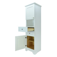 Load image into Gallery viewer, White Damian Linen Cabinet