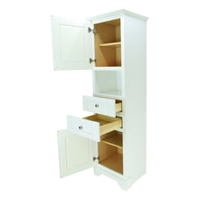 Load image into Gallery viewer, White Damian Linen Cabinet
