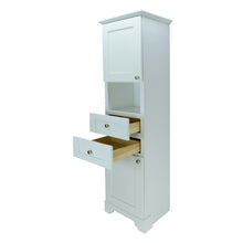 Load image into Gallery viewer, White Damian Linen Cabinet
