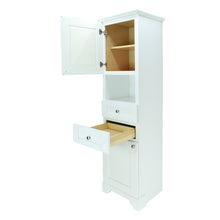 Load image into Gallery viewer, White Damian Linen Cabinet