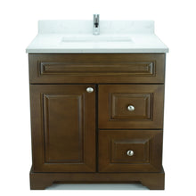 Load image into Gallery viewer, 36" Royalwood Damian Vanity with Carrera Quartz