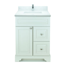 Load image into Gallery viewer, 24" Antique White Damian Vanity with Carrera Quartz