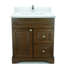 Load image into Gallery viewer, 30" Royalwood Damian Vanity with Carrera Quartz