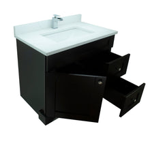 Load image into Gallery viewer, 36" Espresso Damian Vanity with Classique Calcutta Quartz