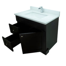 Load image into Gallery viewer, 36" Espresso Damian Vanity with Classique Calcutta Quartz