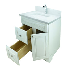 Load image into Gallery viewer, 24" Antique White Damian Vanity with Carrera Quartz
