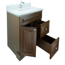 Load image into Gallery viewer, 24" Royalwood Damian Vanity with Carrera Quartz