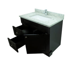 Load image into Gallery viewer, 36&quot; Espresso Damian Vanity with Topaz Quartz