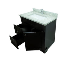 Load image into Gallery viewer, 30&quot; Espresso Damian Vanity with Topaz Quartz