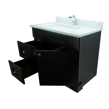 Load image into Gallery viewer, 30&quot; Espresso Damian Vanity with Carrera Quartz