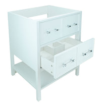 Load image into Gallery viewer, 30&quot; White Gemma Vanity Base Only