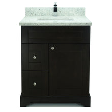 Load image into Gallery viewer, 24&quot; Espresso Damian Vanity with Topaz Quartz