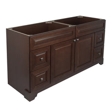 Load image into Gallery viewer, 60&quot; Royalwood Damian Vanity with Carrera Quartz