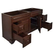 Load image into Gallery viewer, 72&quot; Royalwood Damian Vanity with Silk White Quartz