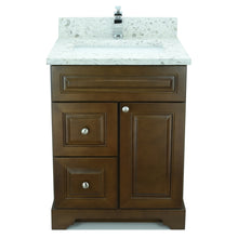 Load image into Gallery viewer, 24&quot; Royalwood Damian Vanity with Milk Way Quartz
