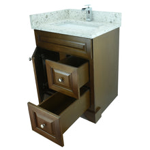Load image into Gallery viewer, 24&quot; Royalwood Damian Vanity with Milk Way Quartz
