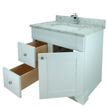 Load image into Gallery viewer, 36&quot; White Damian Vanity with Topaz Quartz