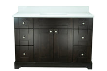 Load image into Gallery viewer, 42&quot; Espresso Damian Vanity with Carrera Quartz