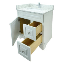 Load image into Gallery viewer, 36&quot; Antique White Damian Vanity with Milky Way Quartz