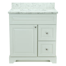 Load image into Gallery viewer, 36&quot; Antique White Damian Vanity with Milky Way Quartz