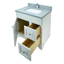 Load image into Gallery viewer, 36&quot; Antique White Damian Vanity with Concrete Leather Quartz