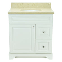 Load image into Gallery viewer, 36&quot; Antique White Damian Vanity with Royal Brown Quartz