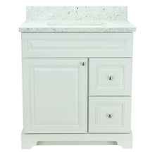 Load image into Gallery viewer, 30&quot; Antique White Damian Vanity with Topaz Quartz